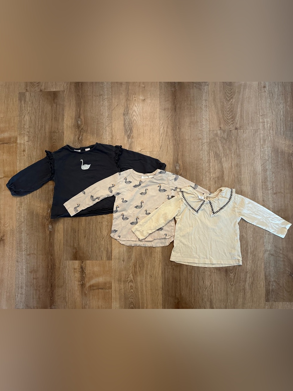 Zara Girls Long-Sleeve Shirt Bundle